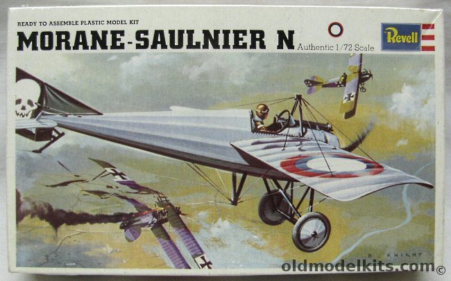 Revell 1/72 Morane-Saulnier N - Great Britain Issue, H644 plastic model kit